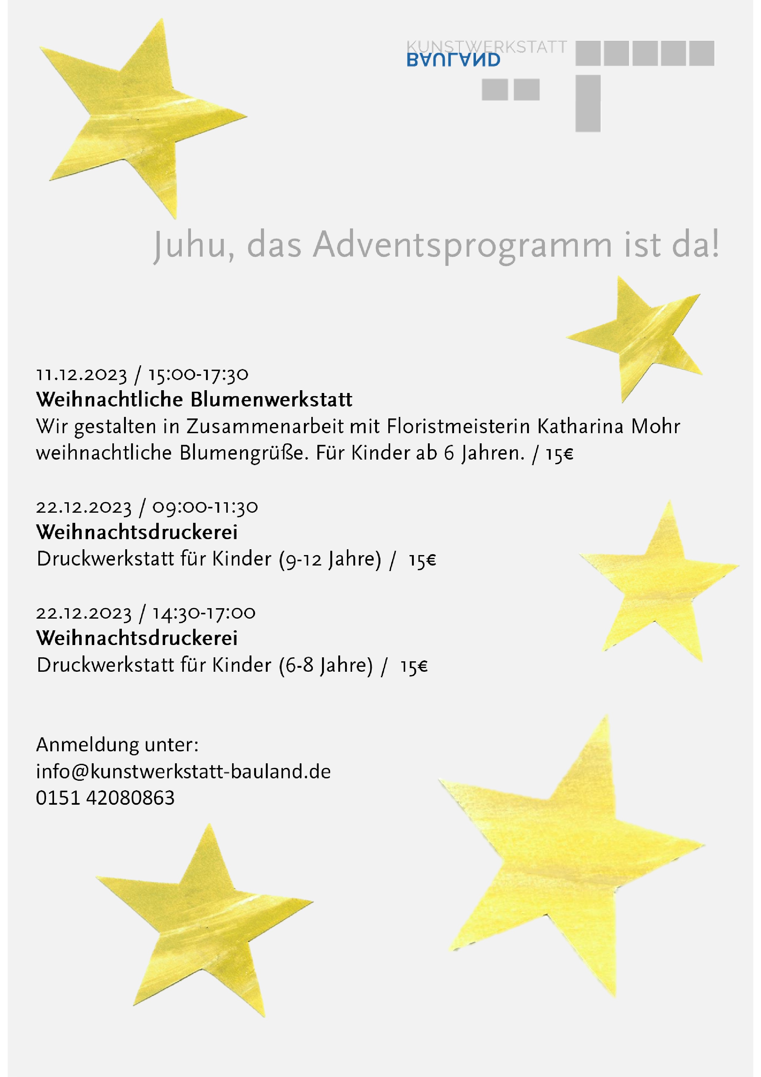 Adventsprogramm 2023
